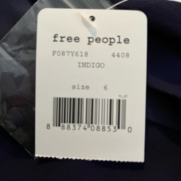 Free People ‘Desert Perfume’ Dress in Blue Indigo Size 6. NWT - Picture 6 of 8